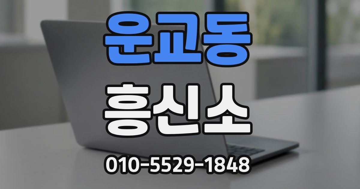 운교동 흥신소