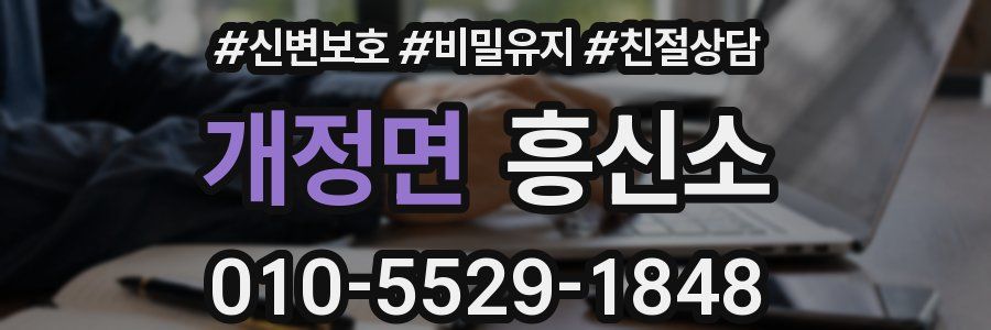 개정면 흥신소