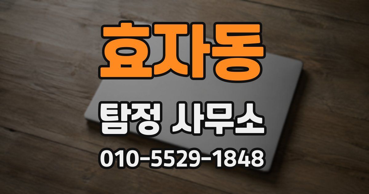 효자동 탐정 사무소