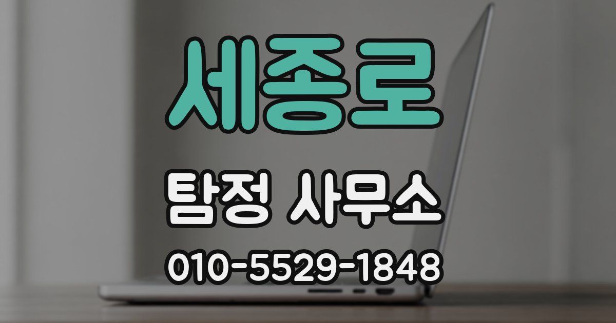 세종로 탐정 사무소