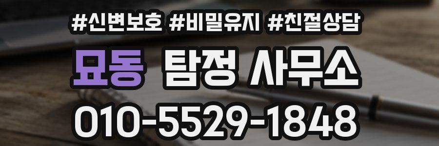 묘동 탐정 사무소