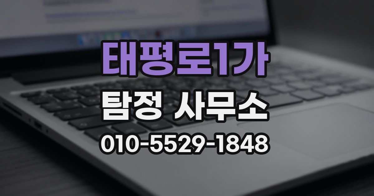태평로1가 탐정 사무소