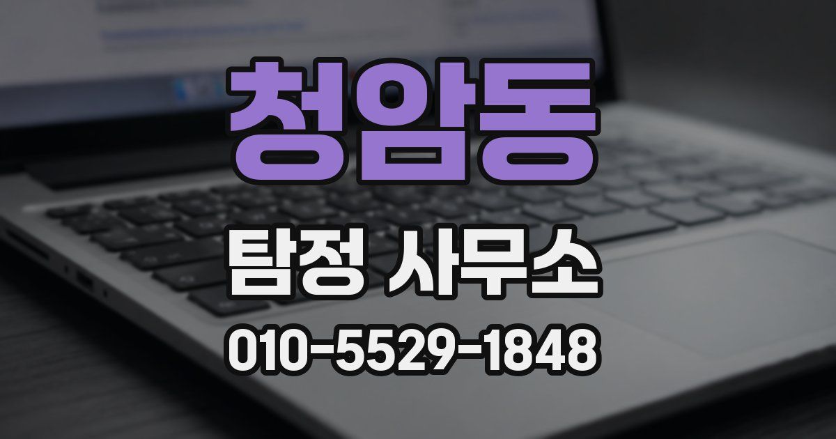 청암동 탐정 사무소