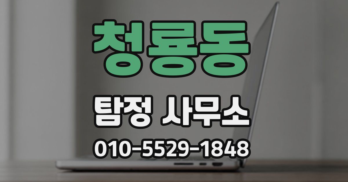 청룡동 탐정 사무소