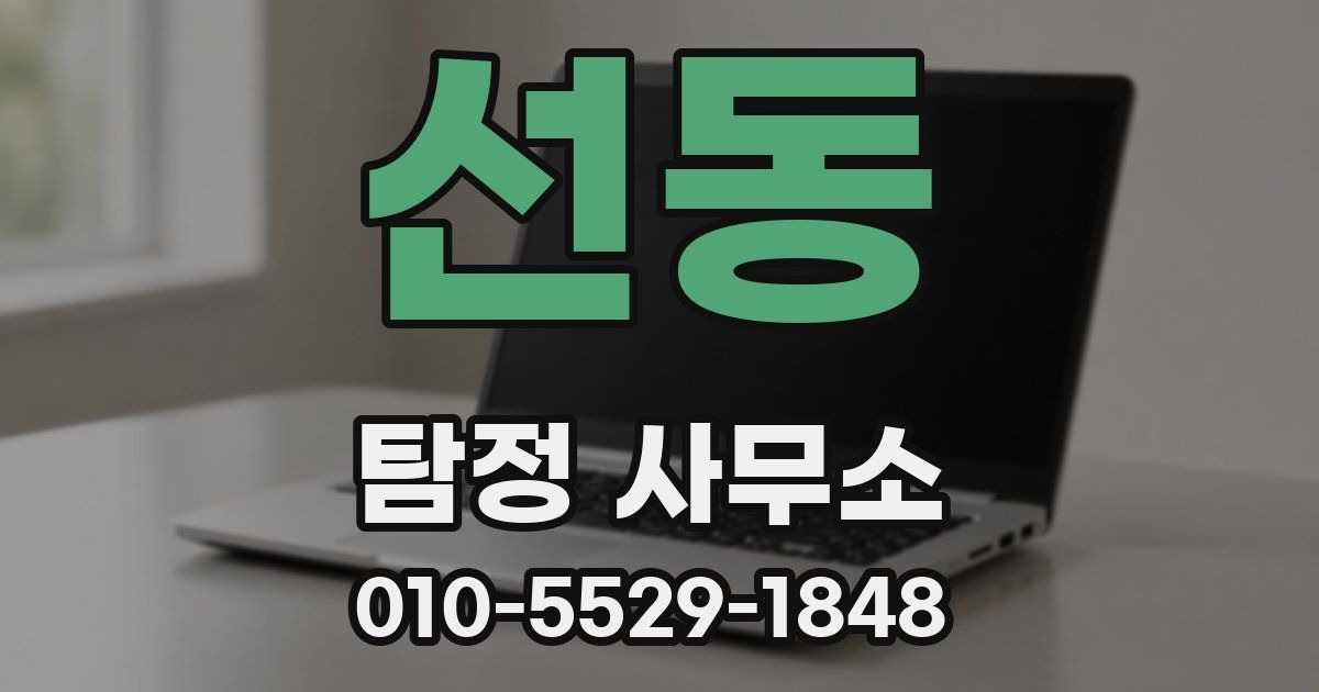 선동 탐정 사무소