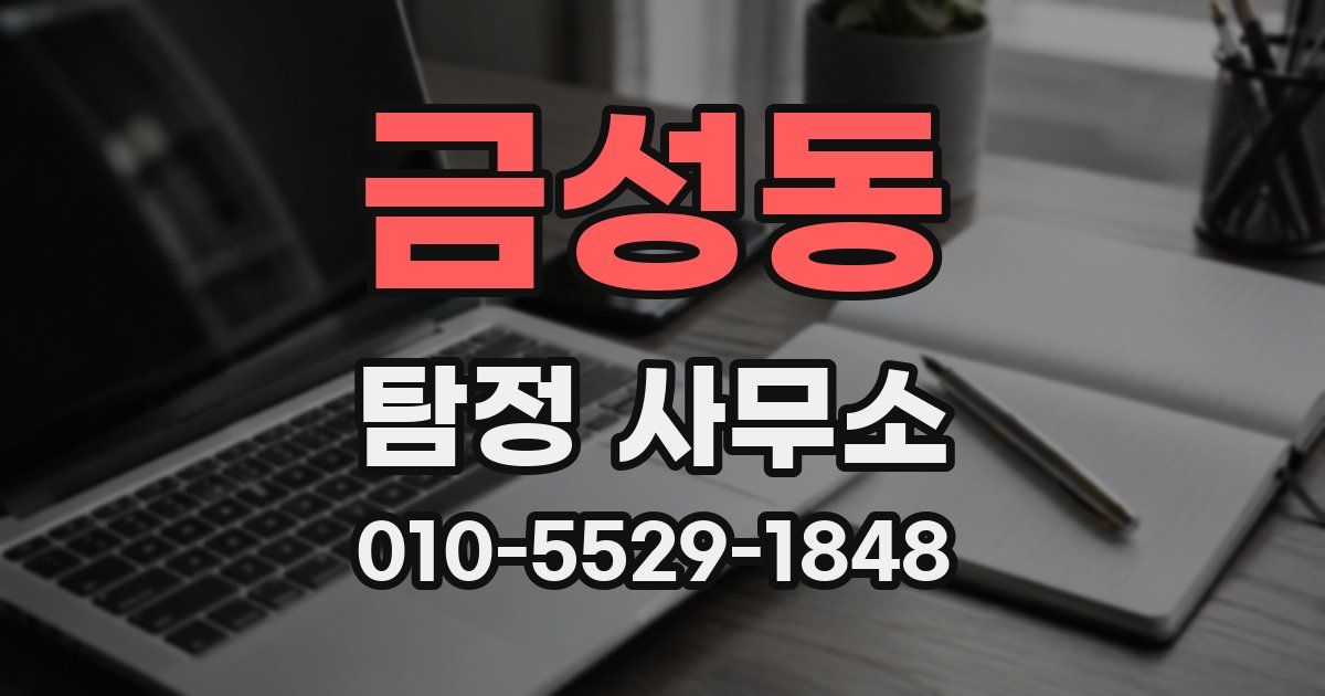 금성동 탐정 사무소
