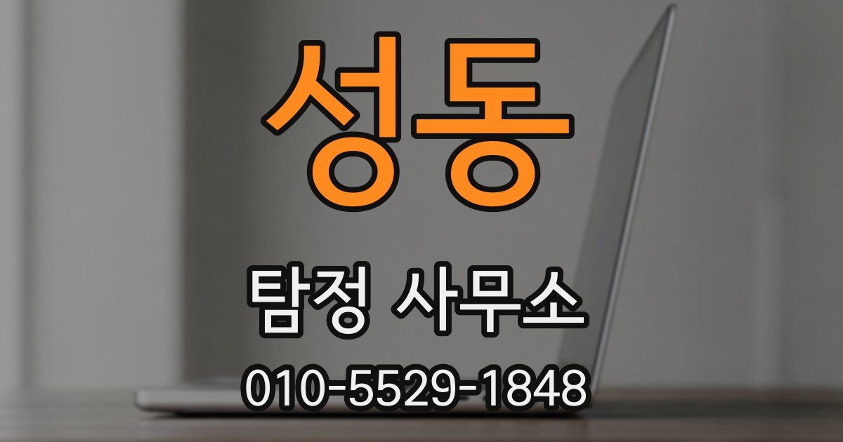 성동 탐정 사무소