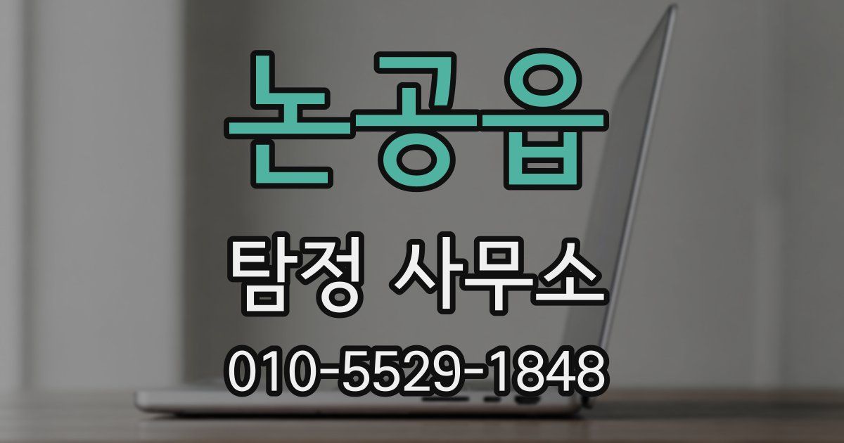 논공읍 탐정 사무소