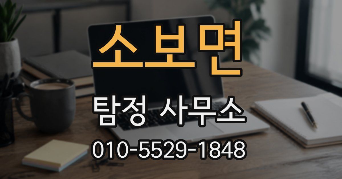 소보면 탐정 사무소