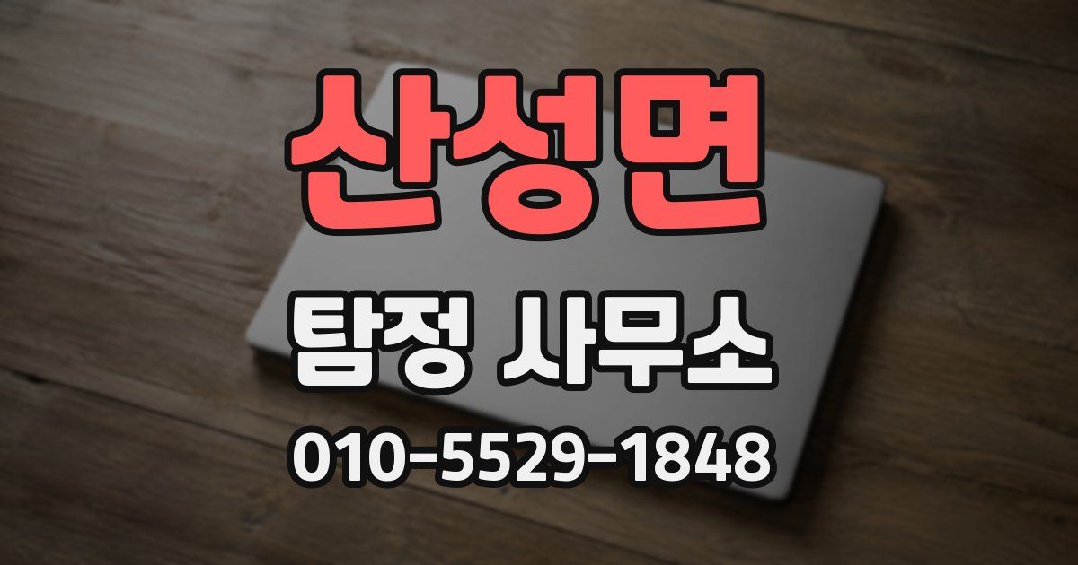 산성면 탐정 사무소