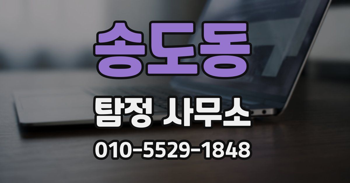 송도동 탐정 사무소