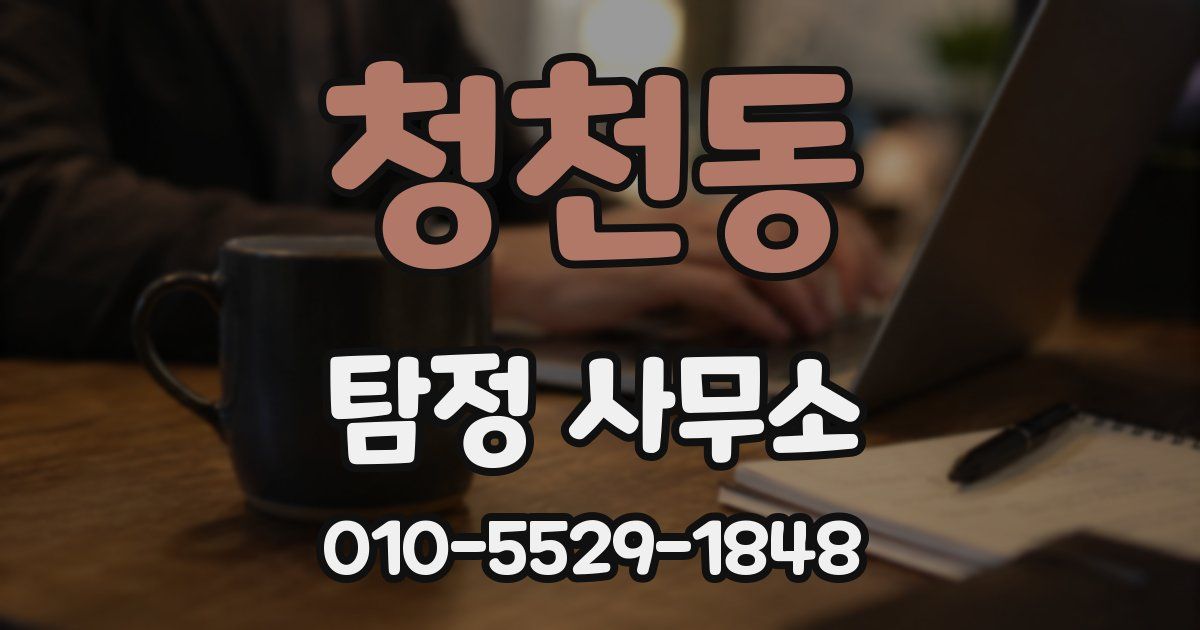 청천동 탐정 사무소
