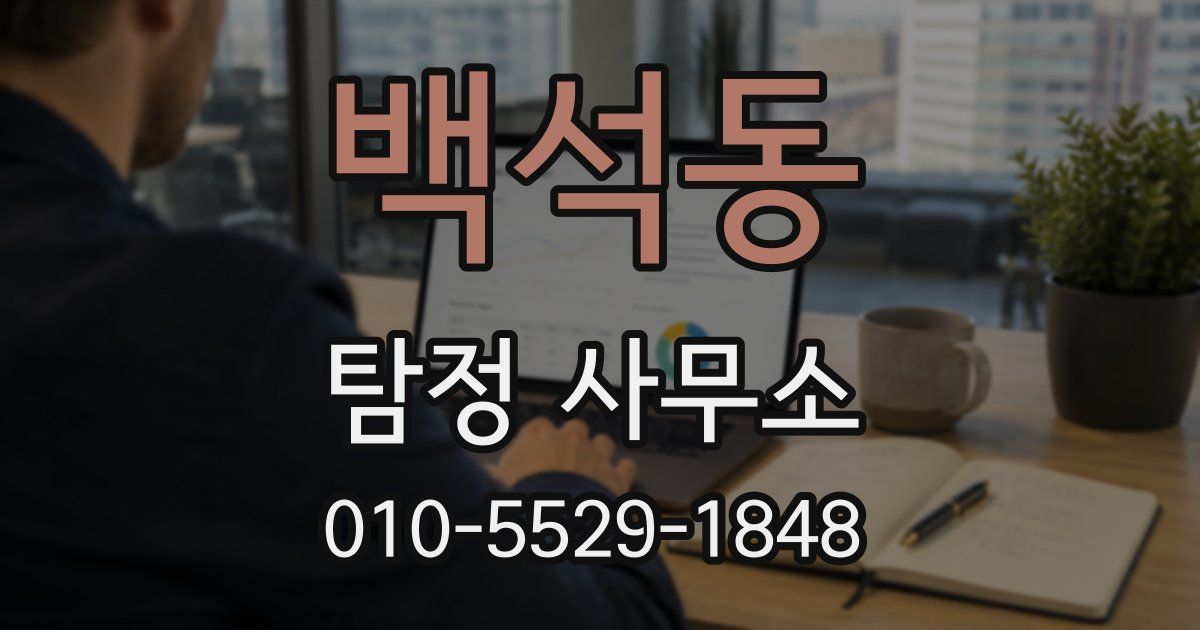 백석동 탐정 사무소