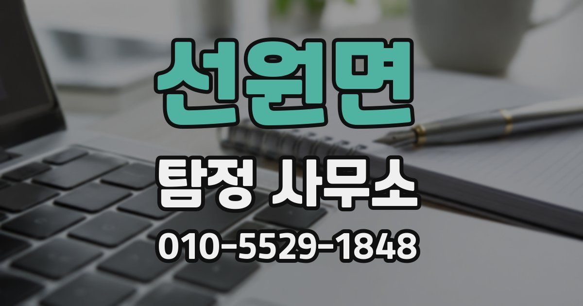 선원면 탐정 사무소