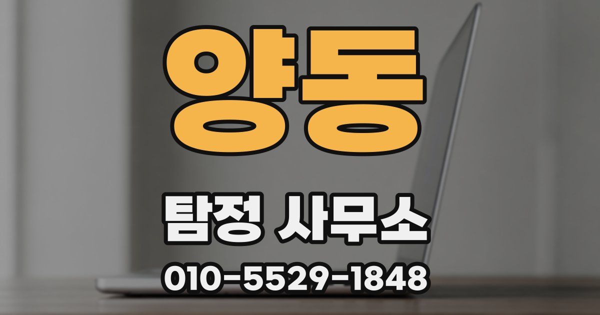 양동 탐정 사무소