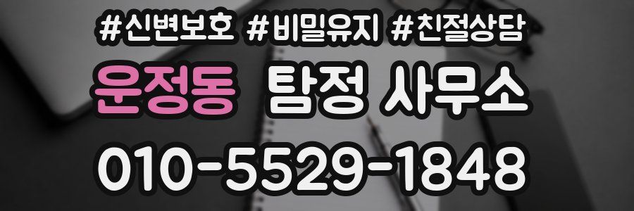 운정동 탐정 사무소