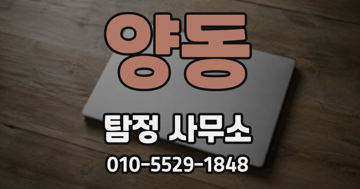양동 탐정 사무소