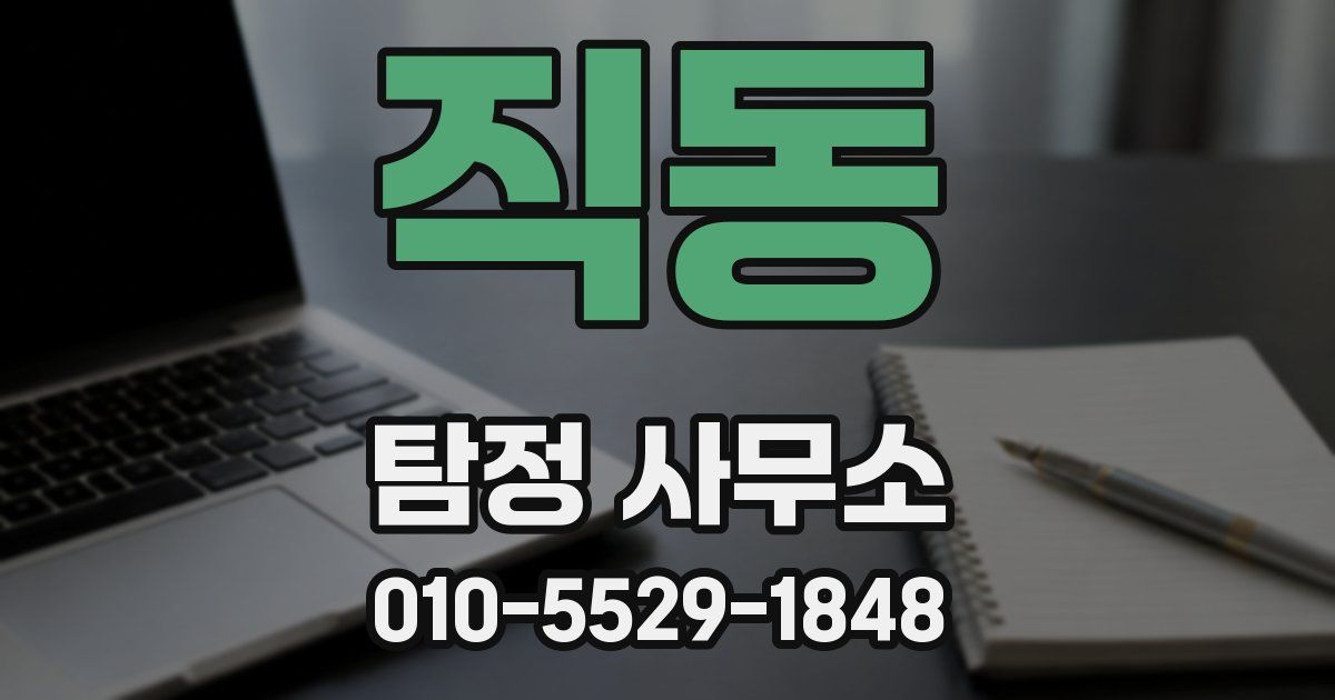 직동 탐정 사무소
