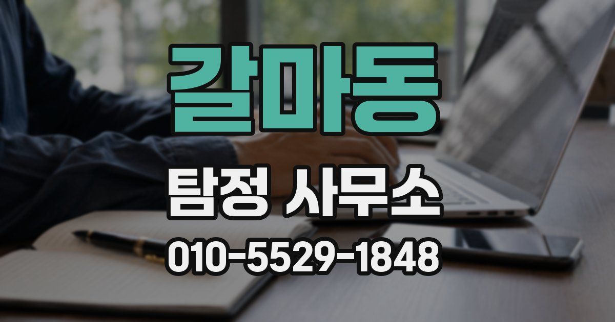 갈마동 탐정 사무소