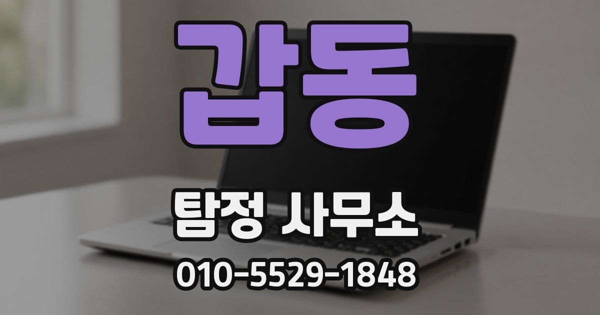 갑동 탐정 사무소