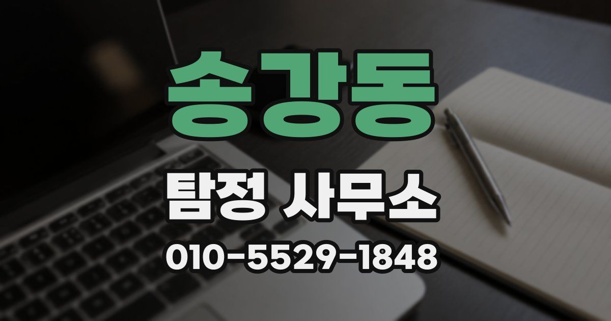 송강동 탐정 사무소