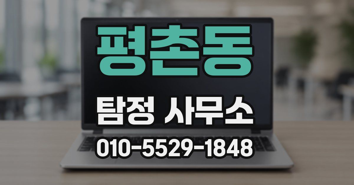 평촌동 탐정 사무소