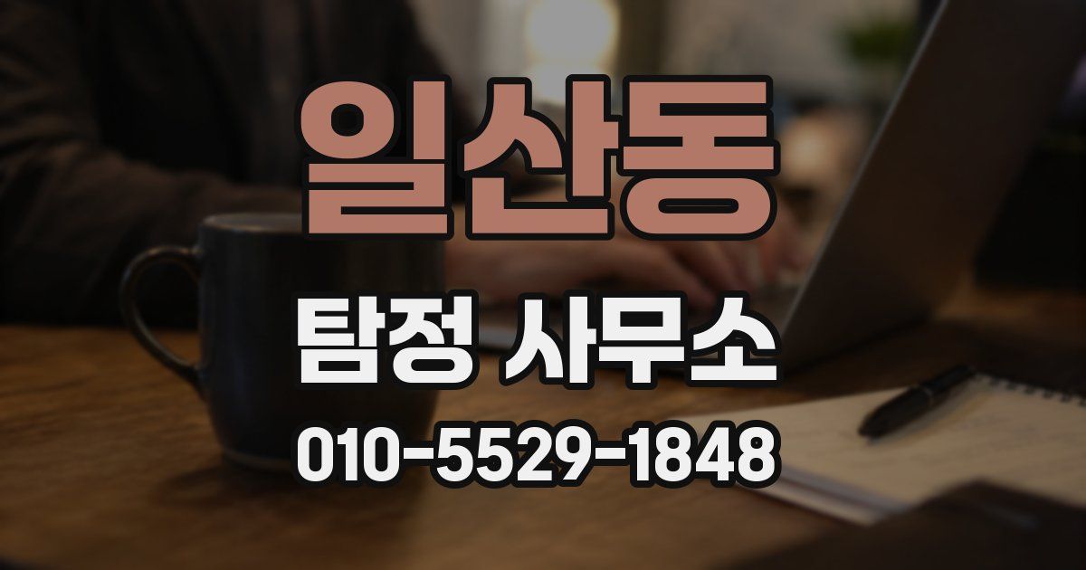 일산동 탐정 사무소