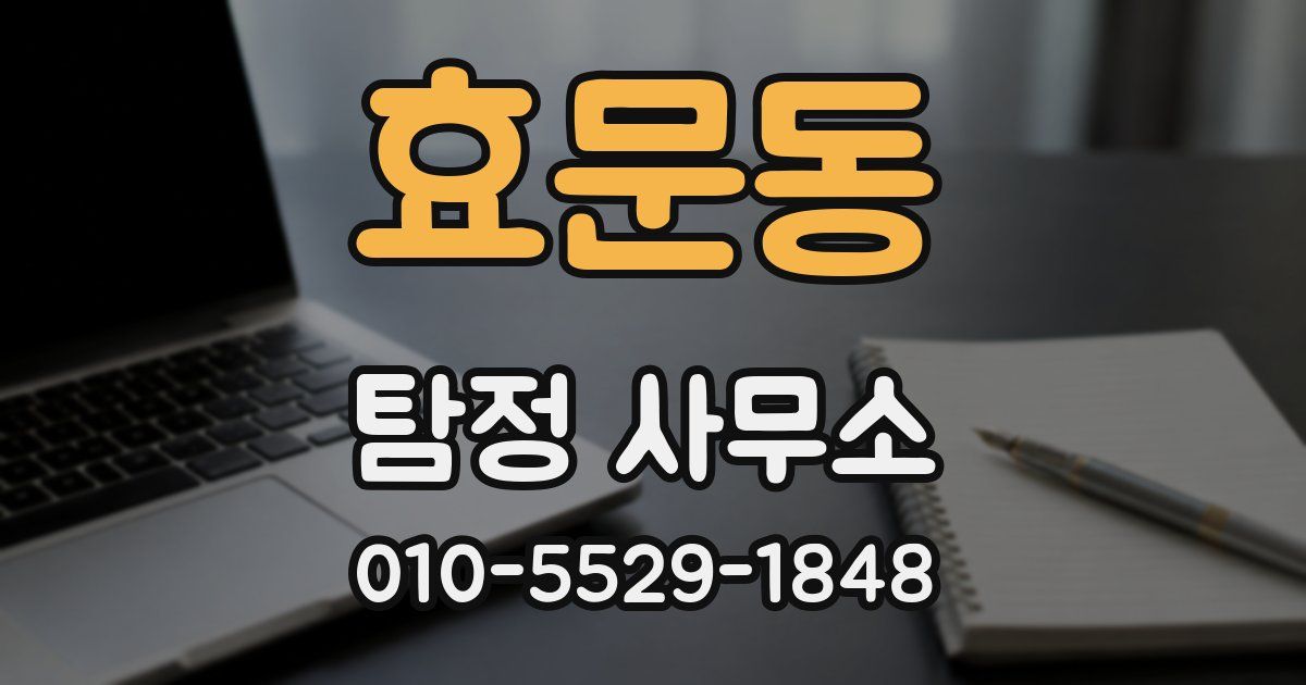 효문동 탐정 사무소