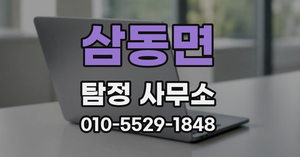 삼동면 탐정 사무소