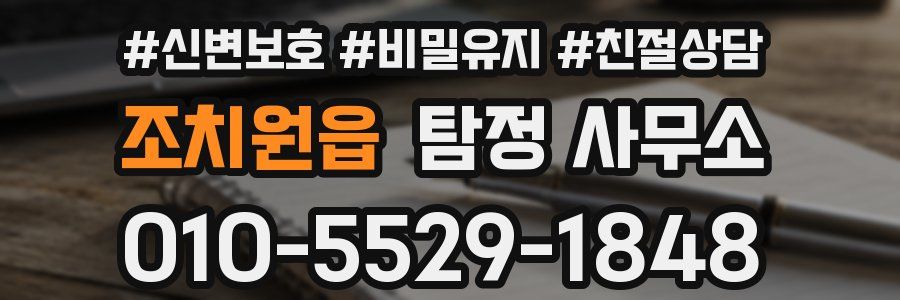 조치원읍 탐정 사무소