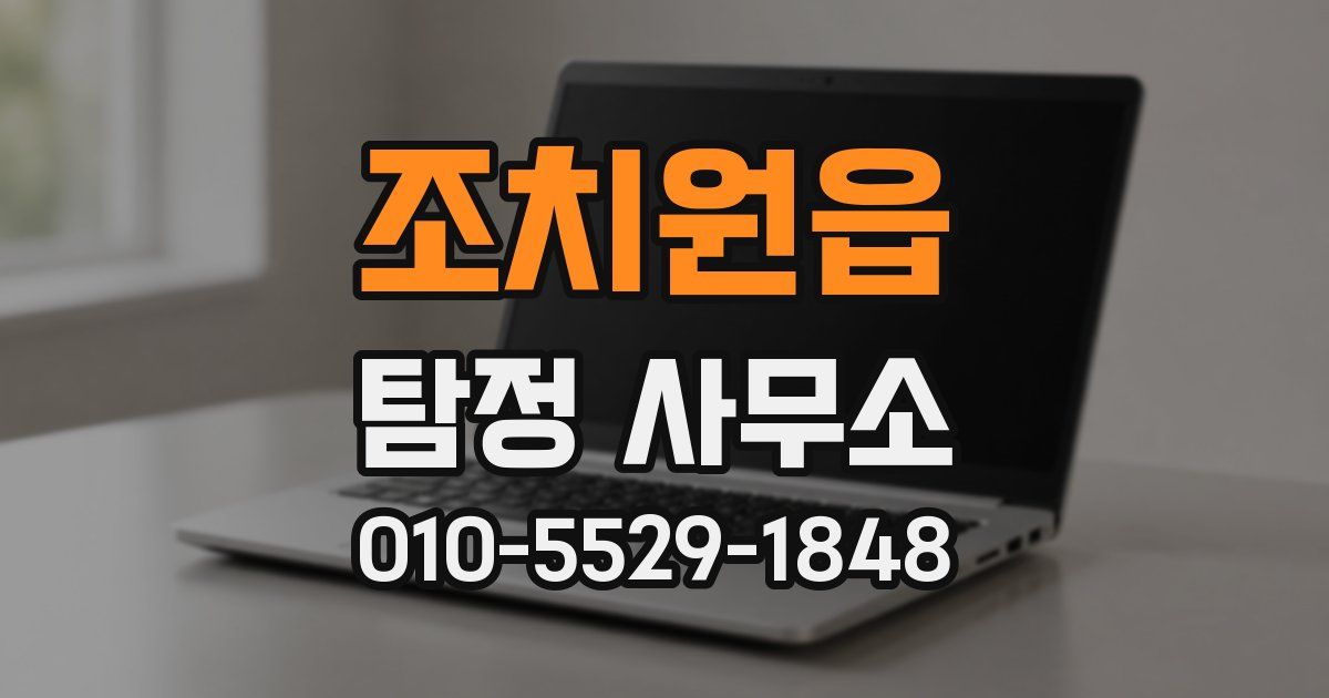 조치원읍 탐정 사무소