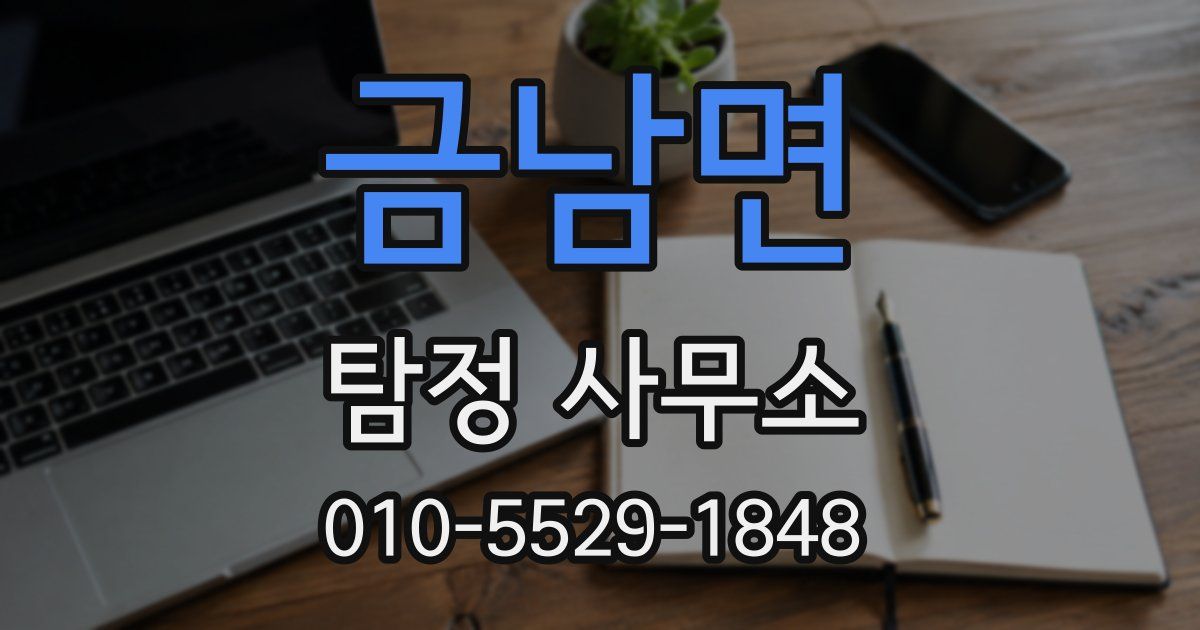 금남면 탐정 사무소