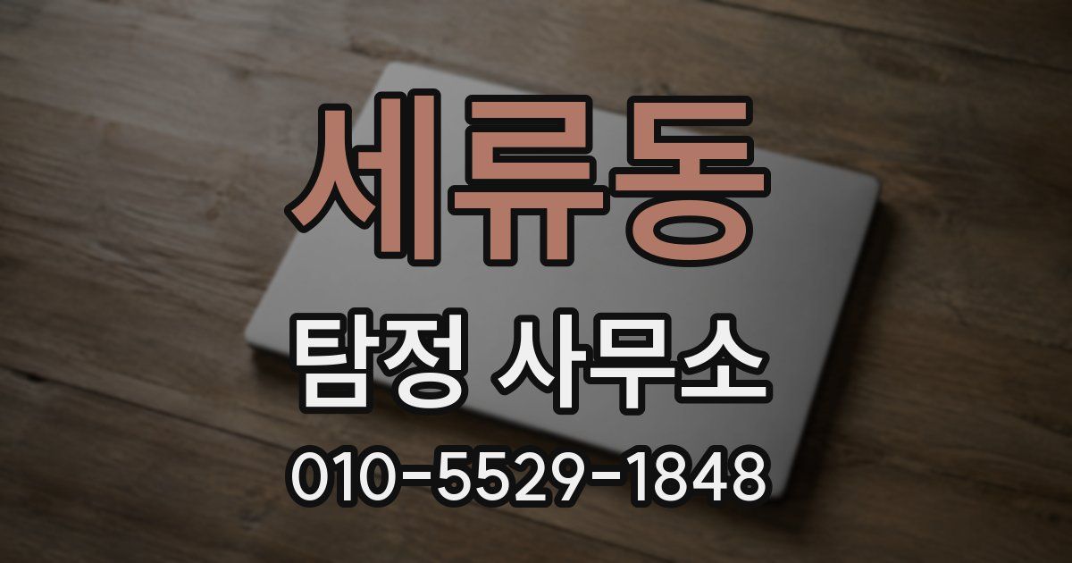 세류동 탐정 사무소