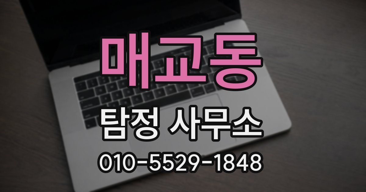 매교동 탐정 사무소