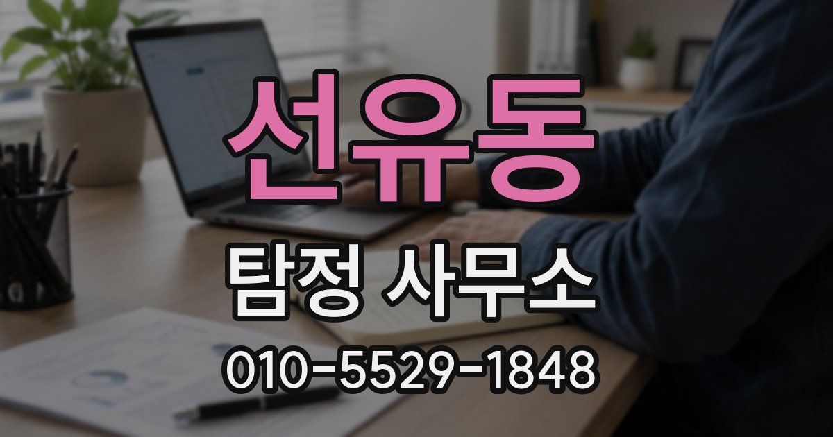 선유동 탐정 사무소