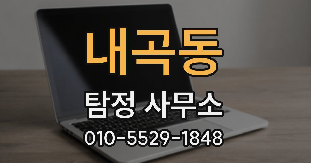 내곡동 탐정 사무소