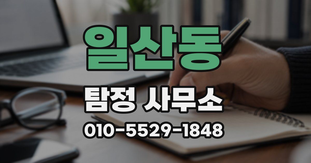 일산동 탐정 사무소
