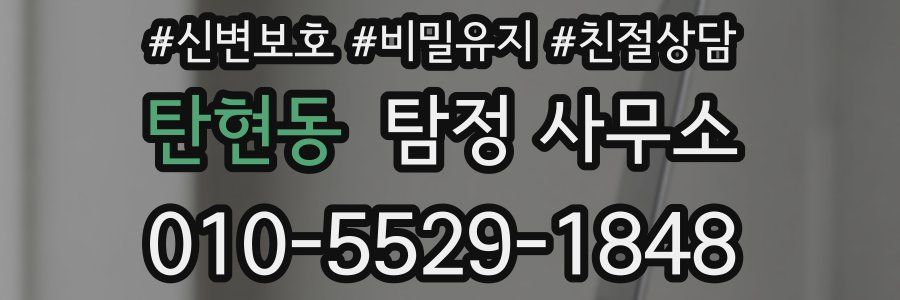 탄현동 탐정 사무소