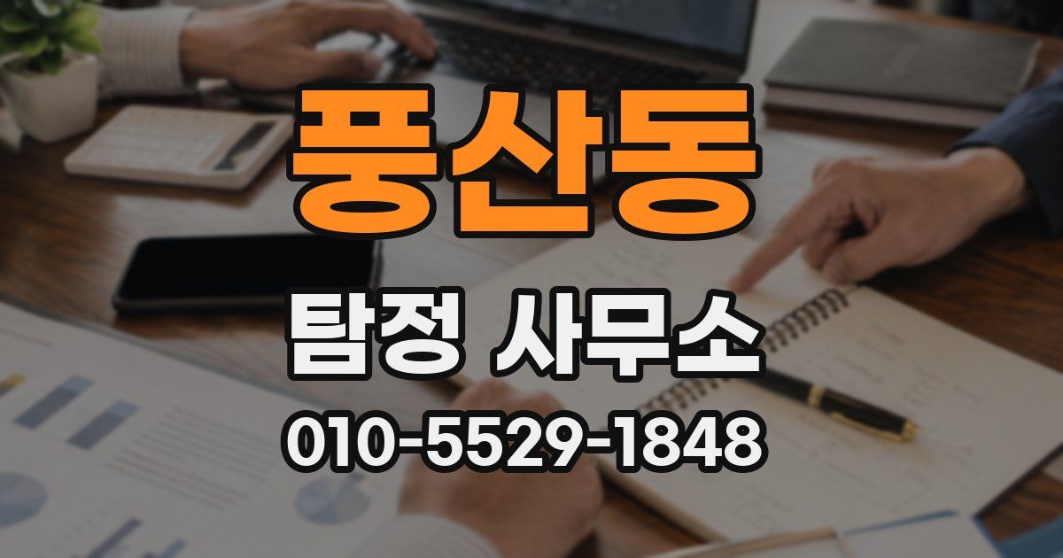 풍산동 탐정 사무소
