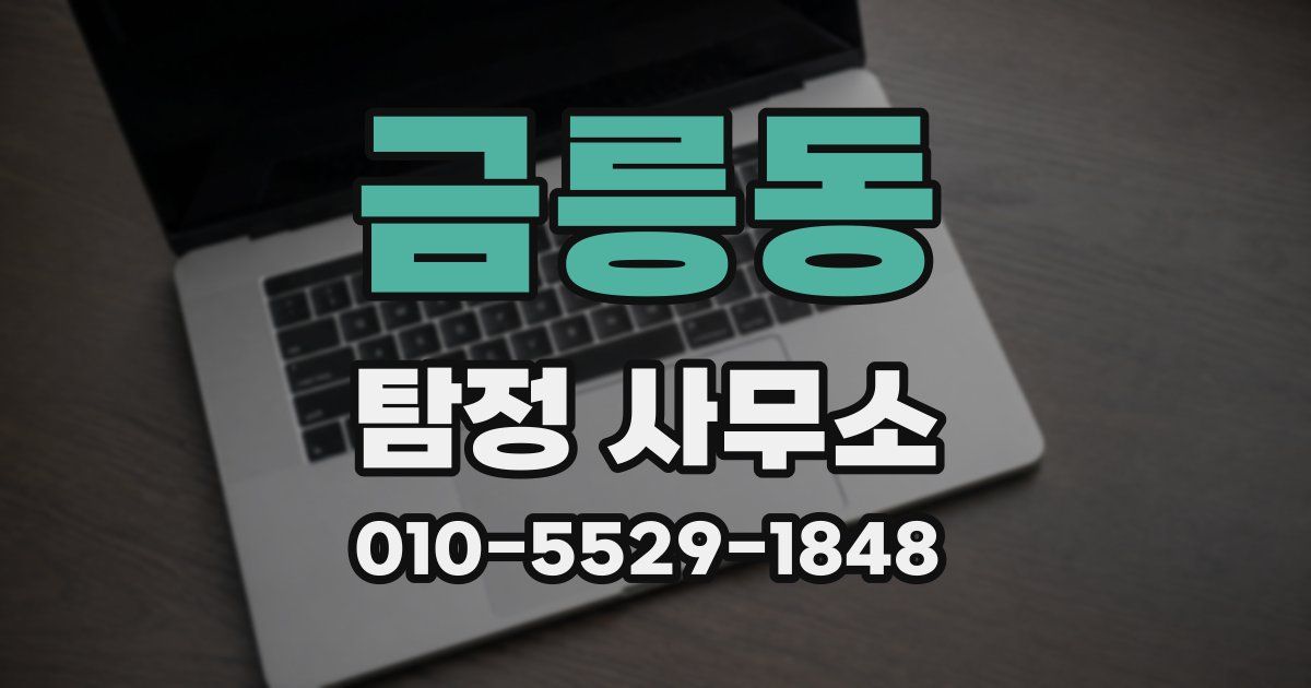 금릉동 탐정 사무소
