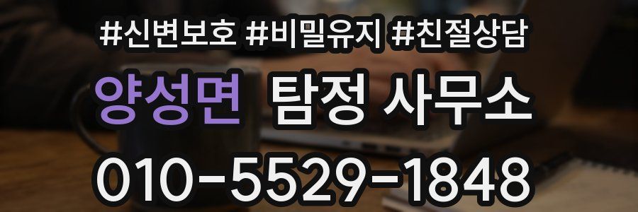 양성면 탐정 사무소