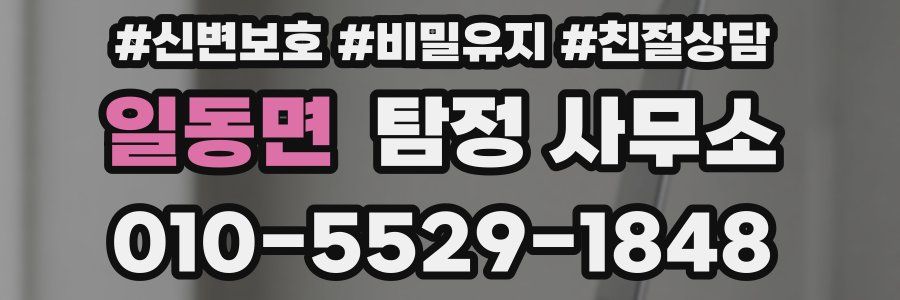 일동면 탐정 사무소