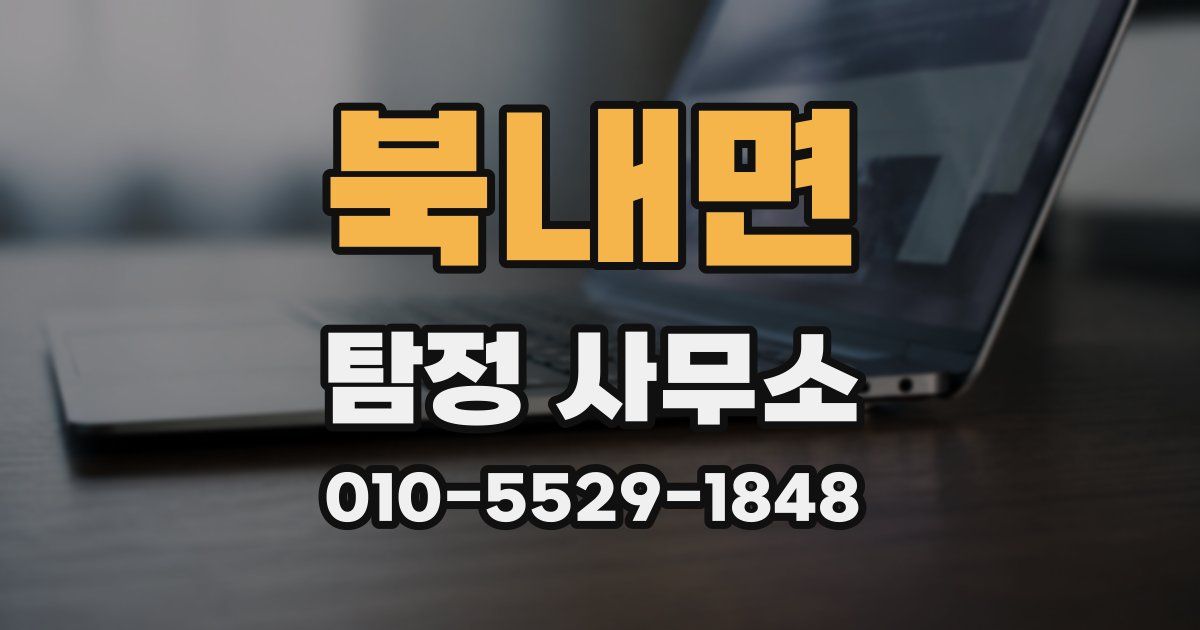 북내면 탐정 사무소
