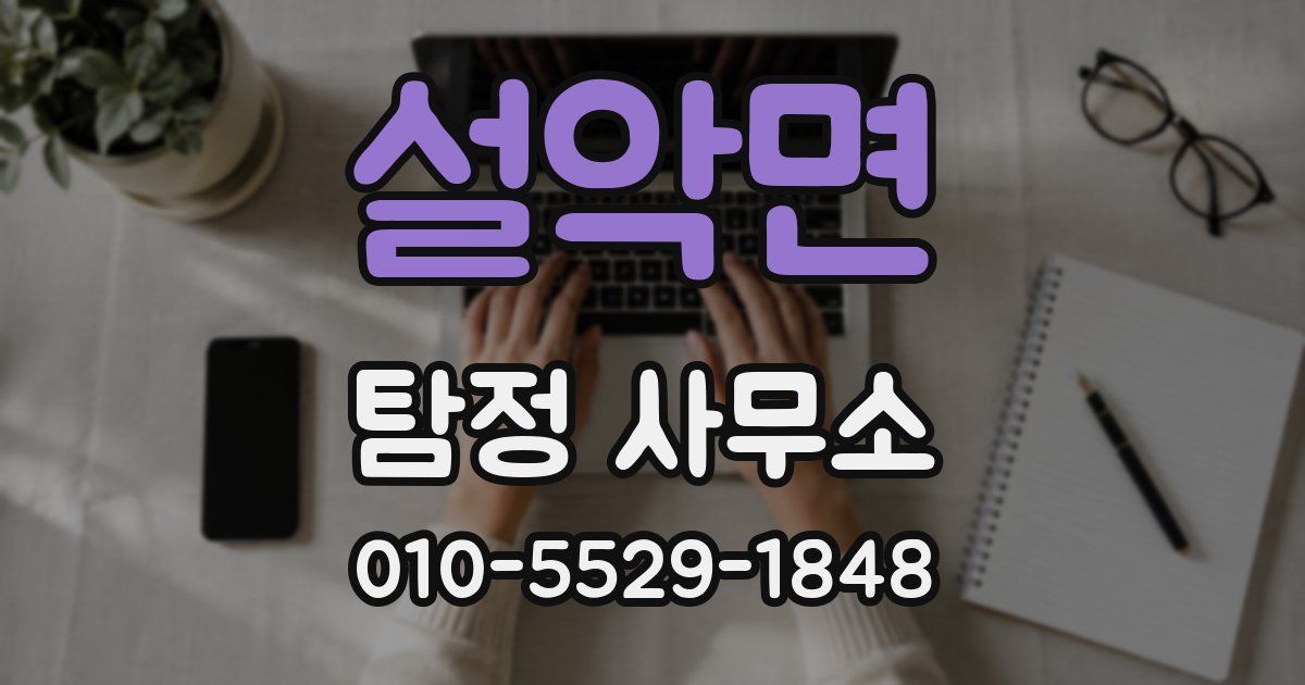 설악면 탐정 사무소