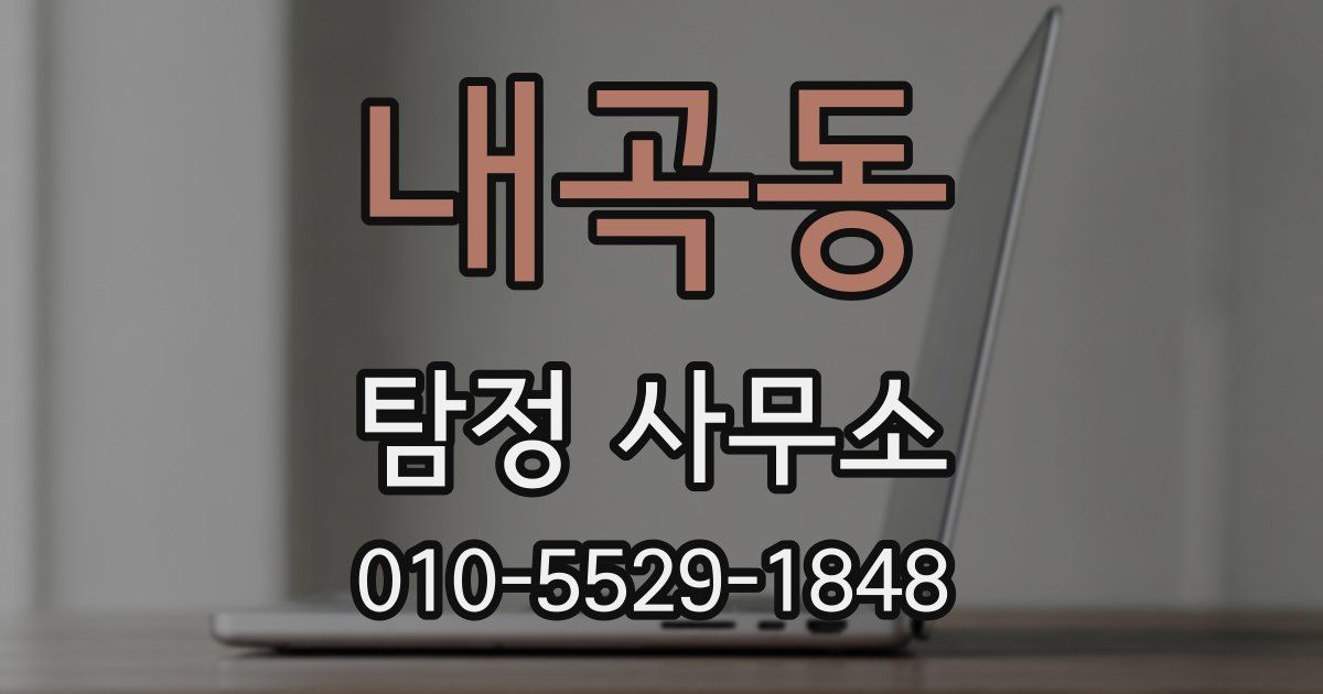 내곡동 탐정 사무소