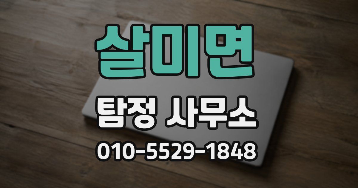 살미면 탐정 사무소