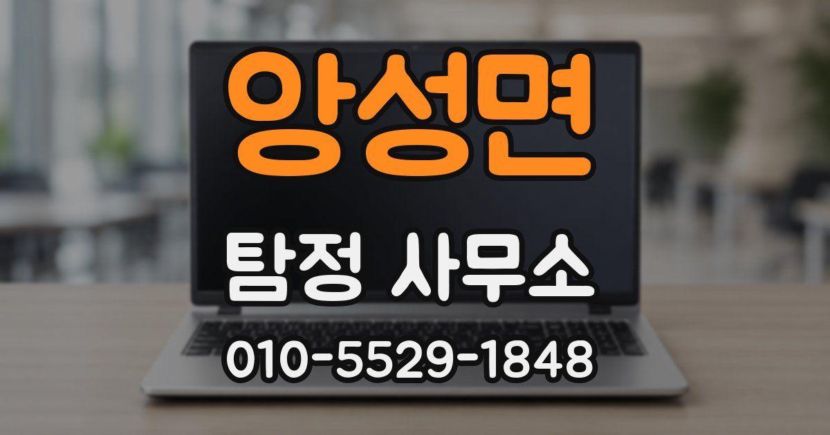 앙성면 탐정 사무소