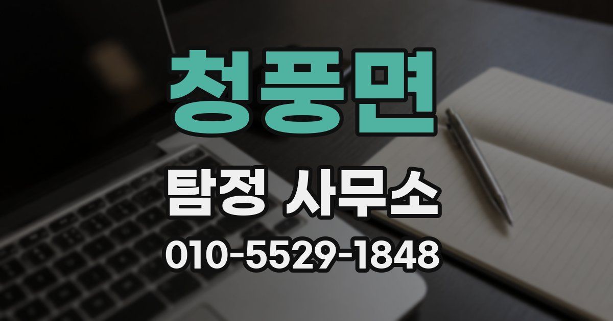 청풍면 탐정 사무소
