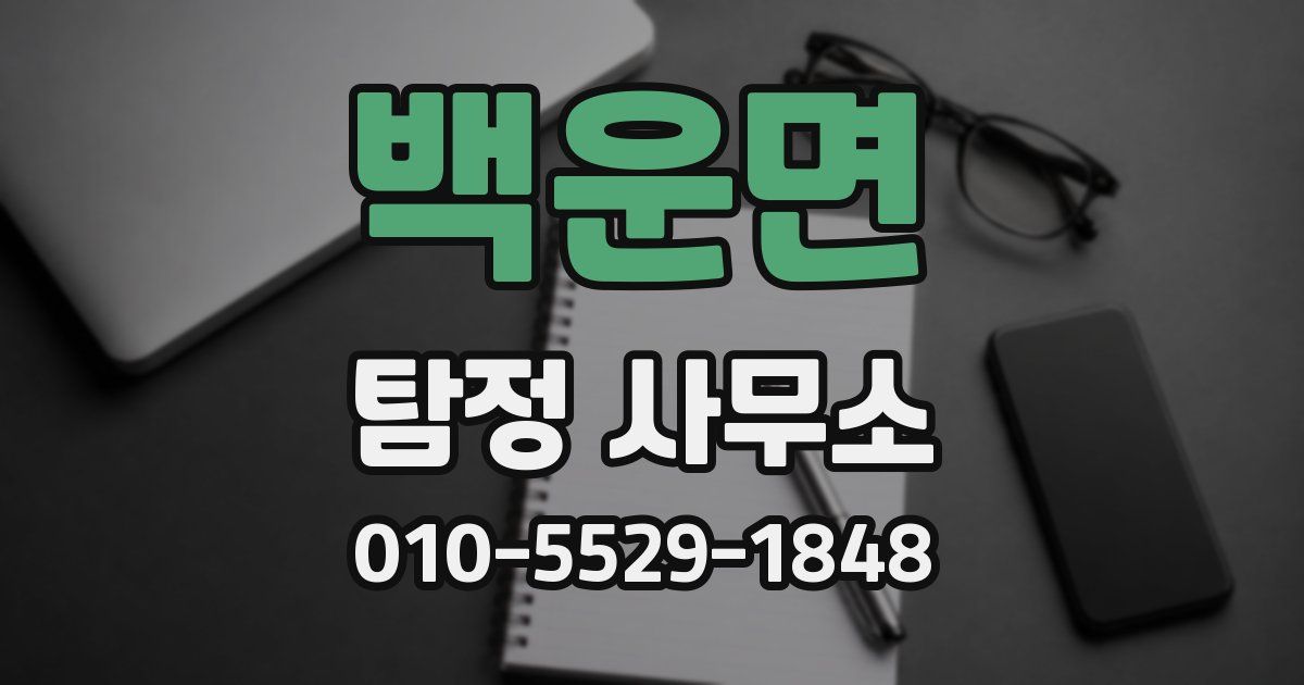 백운면 탐정 사무소