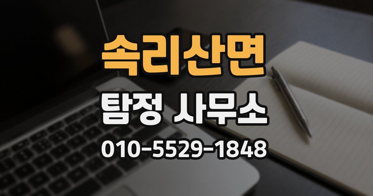 속리산면 탐정 사무소